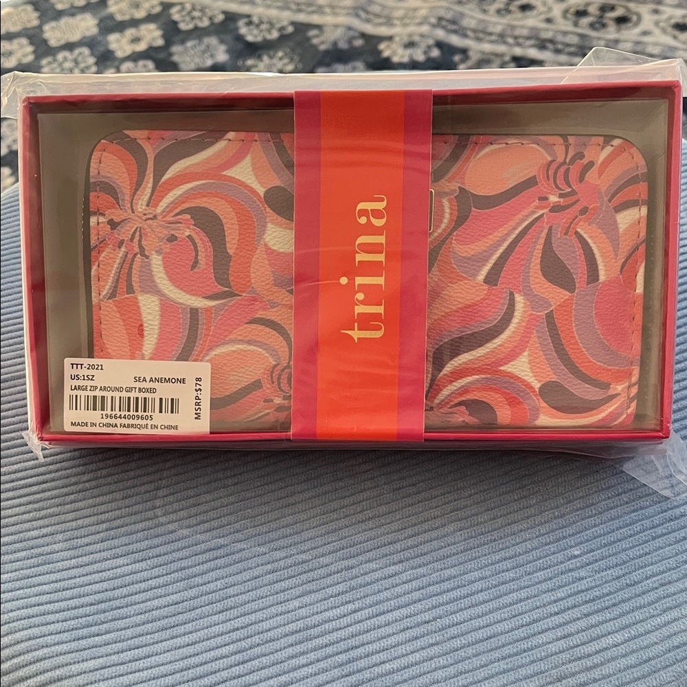 Trina Turk Pink and Gray Wallet
